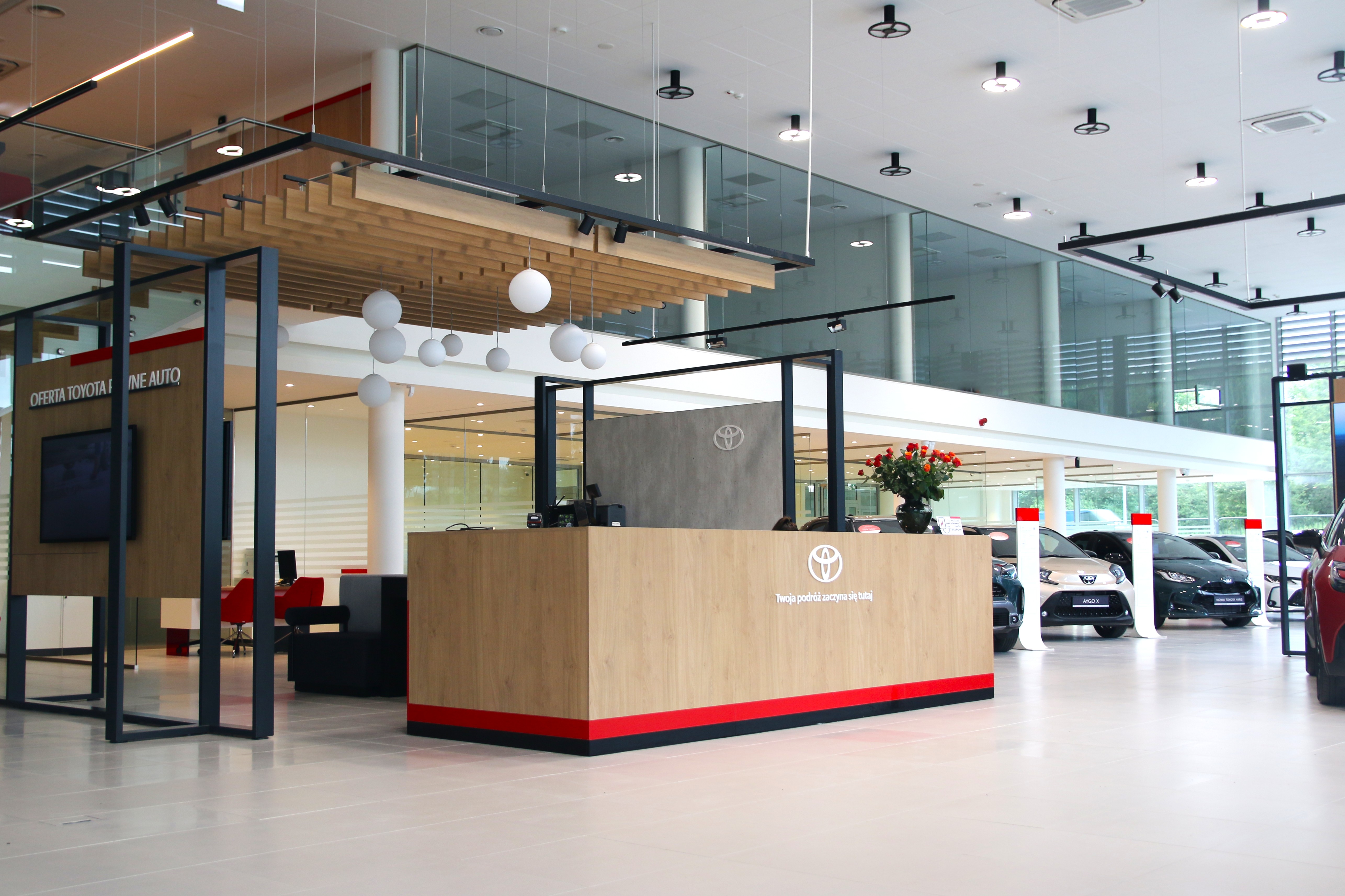 Wnętrze salonu Toyota Sosnowiec
